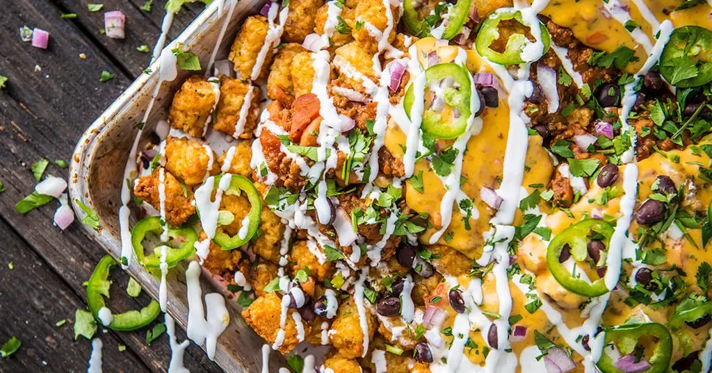 Freak Eats Loaded Tater Tots