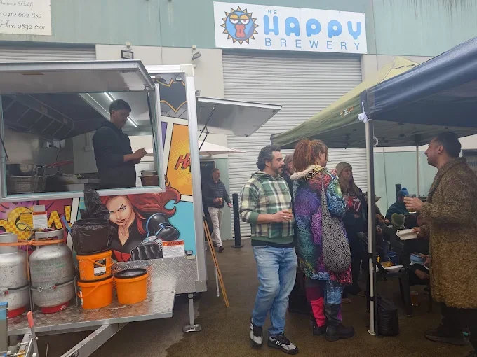 Freak Eats food truck serving guests at Happy Brewery - Freak Eats