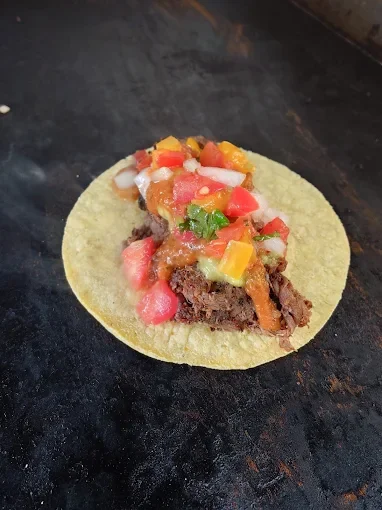 Taco fresh off the grill - Freak Eats food truck gallery