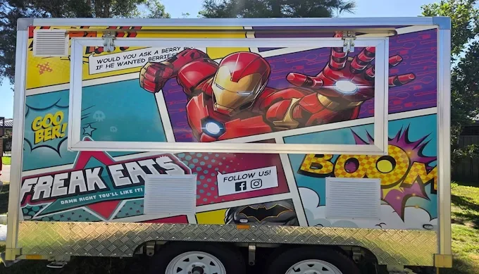 Side of the Freak Eats food truck - Freak Eats food truck gallery
