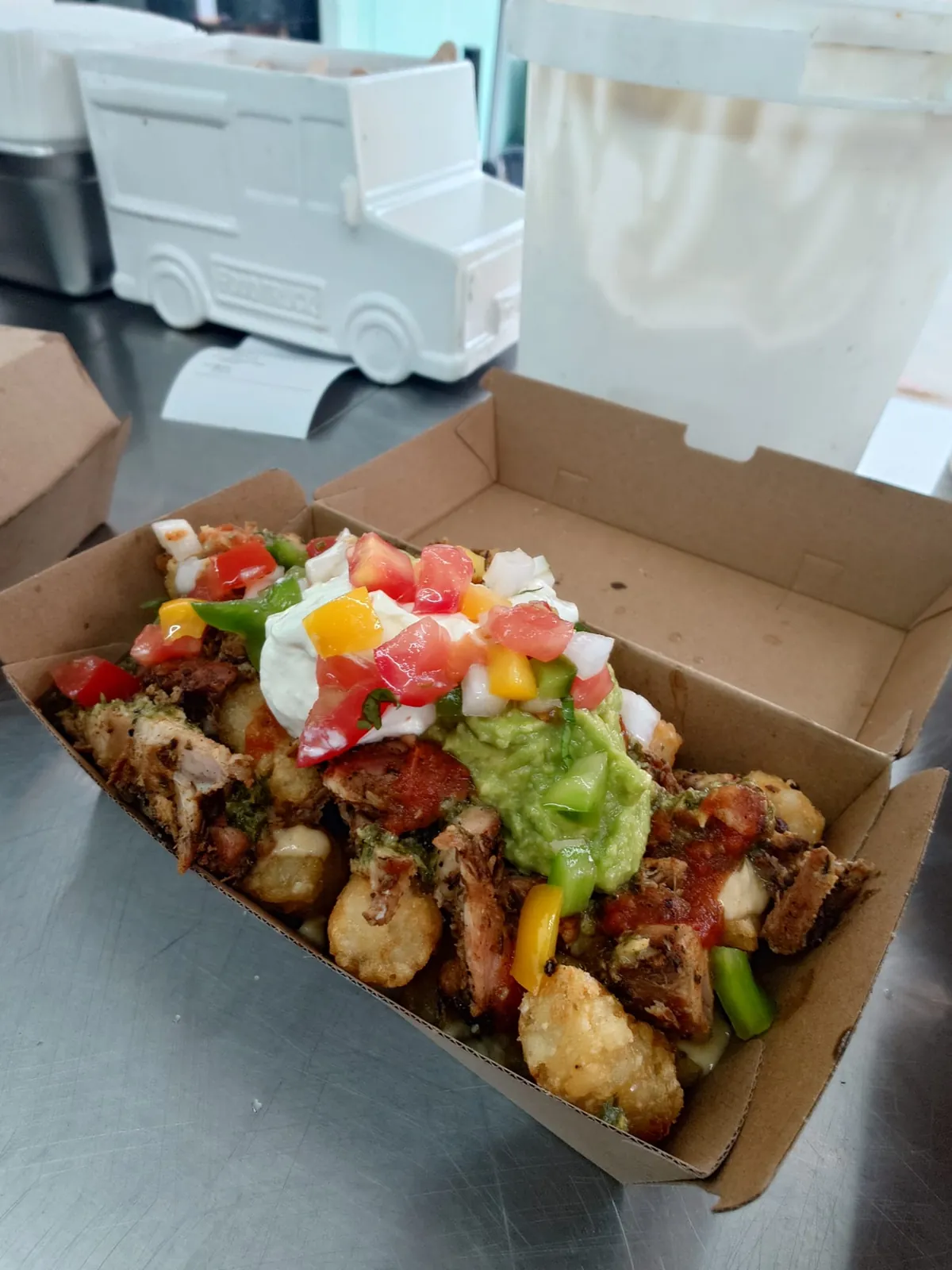 Loaded Tater Tots from the Freak Eats food truck
